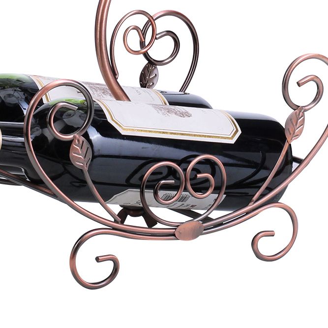 Metal Countertop Wine Glass Stemware Rack Holder Contemporary Bottle Rack Single Rail Clearhalo 'furn' 'furn_wine_racks' 'Furniture' 'Kitchen & Dining Furniture' 'Wine Racks' 'wine_racks' 1200x1200_dff32aa4-97c9-42d2-a916-be8205a3af23