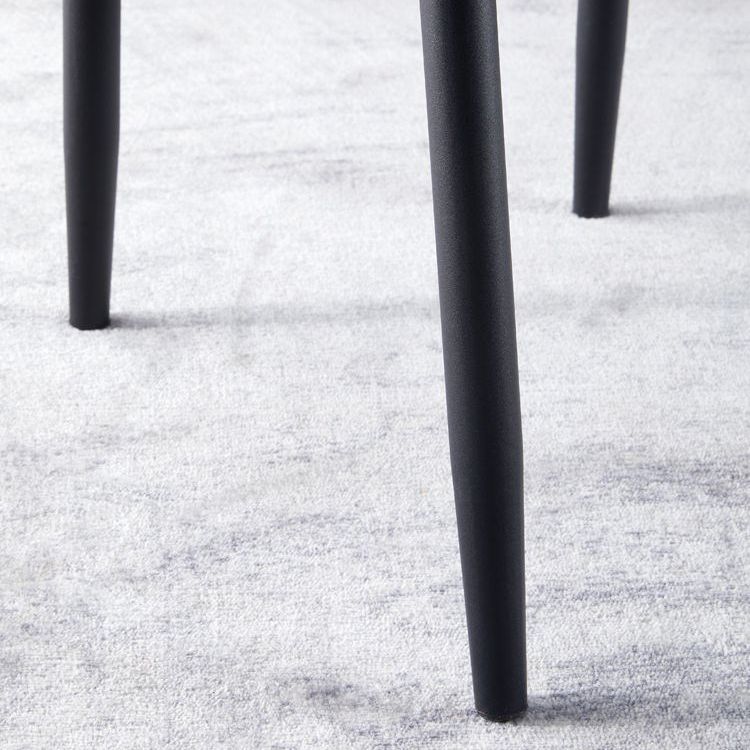 Modern Leather Restaurant Side Chair Matte Finish Wingback Dining Chair Clearhalo ' kitchen&dining_furn' 'Dining Chairs' 'Dining Tables & Seating' 'dining_chair' 'furn' 'furn_dining_chair' 'Furniture' 'furniture_dining_chair' 'Kitchen & Dining Furniture' 'kitchen' 1200x1200_dff4af7e-ede2-40bf-b2b7-d0948537fd21