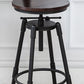 Modern Armless Rotatable Counter Stool Iron Cafe Bar Stool with Seat and Pedal Clearhalo 'Bar Furniture' 'Bar Stools' 'bar_stools' 'furn' 'furn_bar_stools' 'Furniture' 'Kitchen & Dining Furniture' 1200x1200_dff5635b-0bba-44c7-bdd3-39334c6a88e7