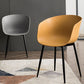 Nordic Style Arm Chair Plastic Home Side Chair with Black Legs 22"x22"x30.3" Clearhalo 'Dining Chairs' 'Dining Tables & Seating' 'dining_chair' 'Furniture' 'furniture_dining_chair' 'Kitchen & Dining Furniture' 1200x1200_dff8161e-1635-4569-bae3-45c0c26c17ba