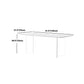 Designer Home Table and Chairs 1/4/5 Pieces Acrylic Dining Room Set Clearhalo 'Dining Room Sets' 'Dining Tables & Seating' 'dining_room_set' 'furn' 'furn_dining_room_set' 'Furniture' 'Kitchen & Dining Furniture' 1200x1200_dffaf7ee-352d-42a7-bc9c-7ccedd03d4de