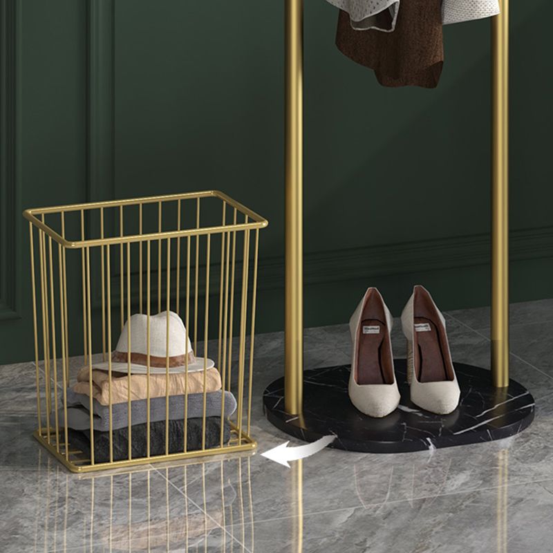Luxurious Metallic Coat Hanger Pure Color Free Standing Marble Base Coat Rack Clearhalo 'Entry & Mudroom Furniture' 'furn' 'furn_hall_tree_coat_racks' 'Furniture' 'Hall Trees & Coat Racks' 'hall_tree_coat_racks' 1200x1200_dffb7013-15d5-4f8b-8e50-82aa7921cfec