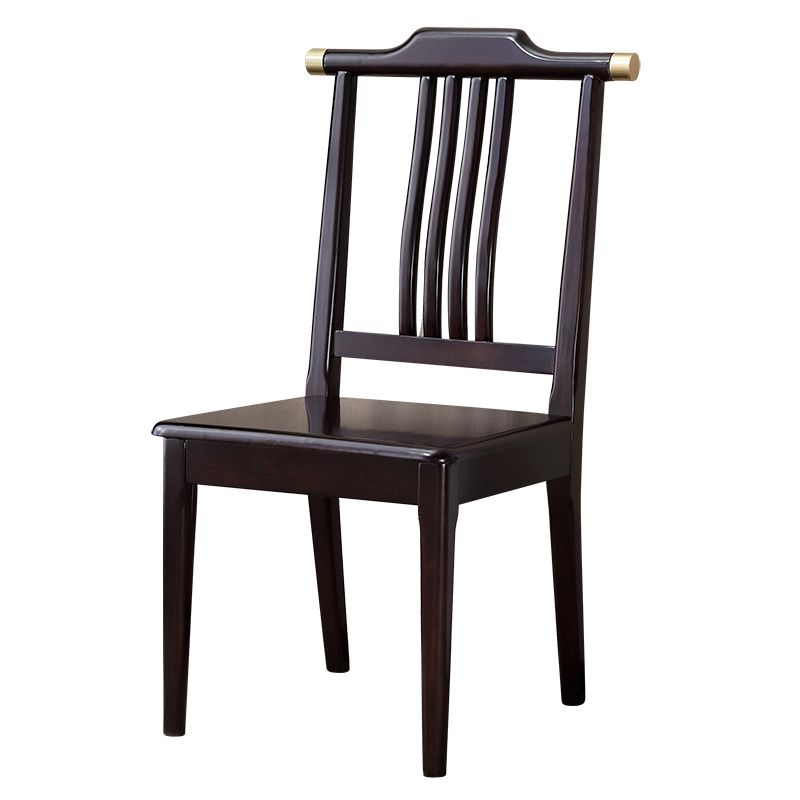 Traditional 18'' Wide Wood Dining Side Chair Slat Back Chair for Home Use Clearhalo ' kitchen&dining_furn' 'Dining Chairs' 'Dining Tables & Seating' 'dining_chair' 'furn' 'furn_dining_chair' 'Furniture' 'furniture_dining_chair' 'Kitchen & Dining Furniture' 'kitchen' 1200x1200_dffd4e41-f886-474e-9ca9-2fbadda88c00