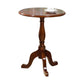 Solid Wood Round End Table Retro Dia 20.08" Sofa Side Accent Table Clearhalo 'Coffee & Accent Tables' 'End & Side Tables' 'end_side_tables' 'furn' 'furn_end_side_tables' 'Furniture' 'Living Room Furniture' 1200x1200_dffdc3cb-6a5d-4630-a1f4-a39545dbe618