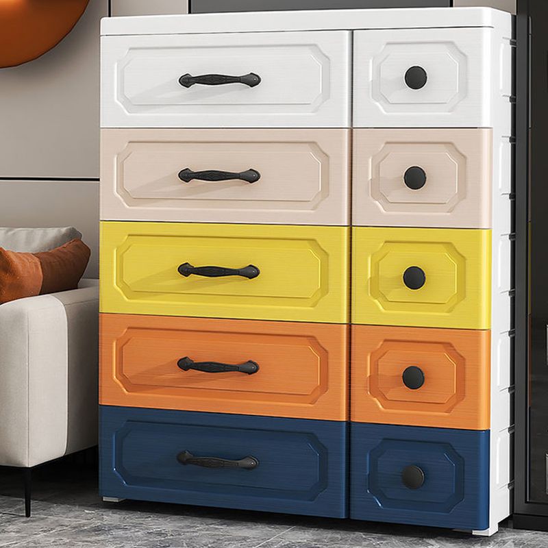 Contemporary Cabinet With Drawer Plastic Storage Cabinet for Home
