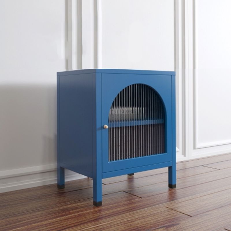 Porta rosa metallica/bianco/blu/giallo/nero quadrato/comodino della porta rotonda