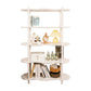 Libreria moderna bianca ingegnerizzato in legno Multi -tiers Etagere Open Bookshelf per Home Office