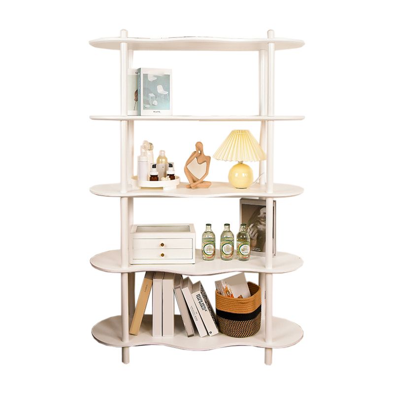 Libreria moderna bianca ingegnerizzato in legno Multi -tiers Etagere Open Bookshelf per Home Office