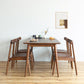Minimalist Standard Khaki Dining Set Rectangle Shape Solid Wood Dining Set with 4 Legs Base Clearhalo 'Dining Room Sets' 'Dining Tables & Seating' 'dining_room_set' 'furn' 'furn_dining_room_set' 'Furniture' 'furniture_dining_room_set' 'Kitchen & Dining Furniture' 'kitchen&dining_furn' 'kitchen' 1200x1200_e0017f44-5cfd-403b-9b28-bf19aa2b6ebd