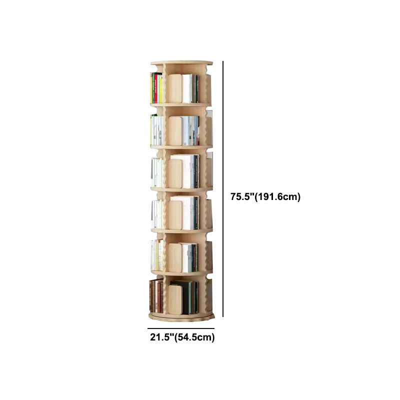 Scandinavian Style Bookshelf Closed Back Solid Wood Bookcase for Home Office Study Room Clearhalo 'Bookcases' 'furn' 'furn_bookcases' 'Furniture' 'furniture_bookcases' 'kitchen' 'kitchen_bookcases' 'Living Room Furniture' 'Office Furniture' 1200x1200_e0026309-1c73-44ad-98e4-bcbeb9d0b73f