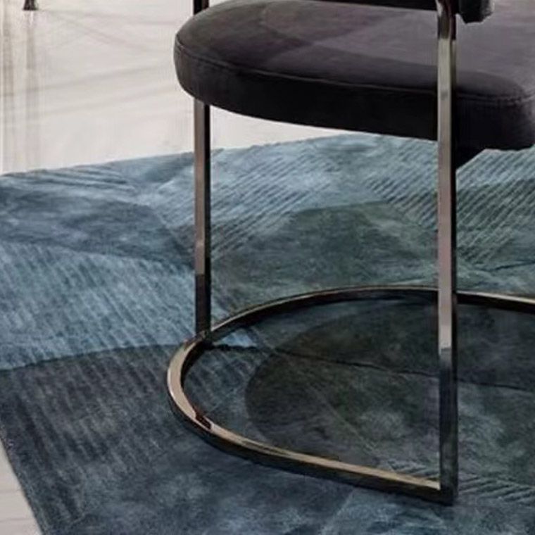 Esszimmerstuhl im Glamstil gepolsterten Armstuhl für Esszimmer