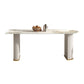 Modern Freeform Dining Table Sintered Stone Table with Double Pedestal Clearhalo ' dining_table' 'Dining Tables & Seating' 'Dining Tables' 'furn' 'furn_dining_table' 'Furniture' 'furniture_dining_table' 'Kitchen & Dining Furniture' 'kitchen&dining_furn' 'kitchen' 'kitchen_dining_table' 1200x1200_e00466ad-a50d-4a4e-8dd5-0da920697471