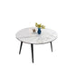 Modern 4 Legs Dining Table Stone Scalable Table for Dining Room