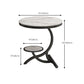 Contemporary 21.7-inch End Table with 1-shelf Metal C Nesting Tables