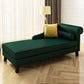 Chaise tapizado de estilo moderno para salón, sillón con brazos redondos