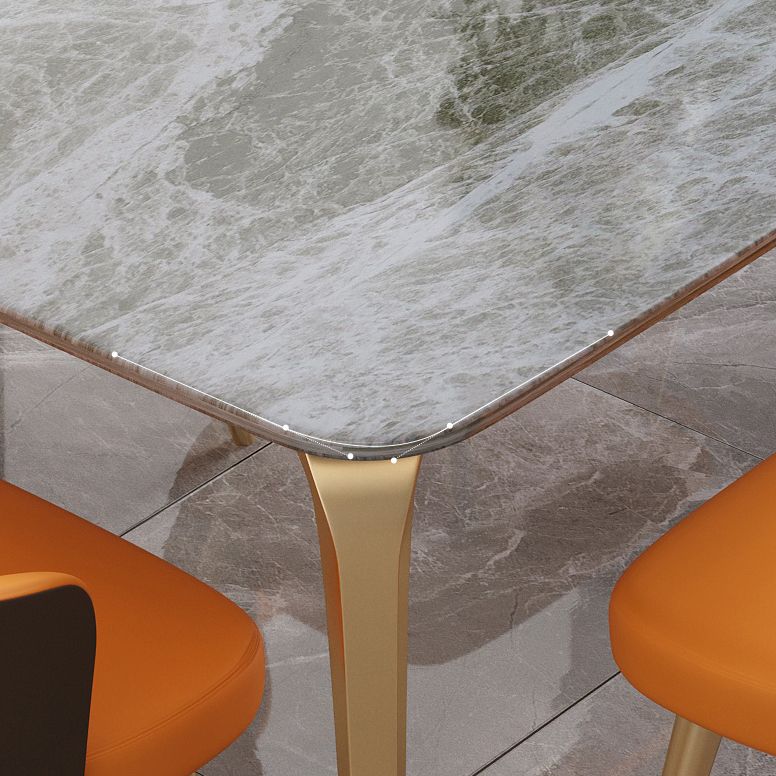 4 Legs Kitchen Dining Table Modern Luxury Style Rectangle Stone Dinette Table Clearhalo ' dining_table' 'Dining Tables & Seating' 'Dining Tables' 'furn' 'furn_dining_table' 'Furniture' 'furniture_dining_table' 'Kitchen & Dining Furniture' 'kitchen&dining_furn' 'kitchen' 'kitchen_dining_table' 1200x1200_e00bb5ac-0c5b-411d-ae50-7b49e923d926