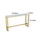 White Stone Top Table and Stool Set 1/2/5/7 Pieces Indoor Glam Counter Height Set Clearhalo 'Bar Furniture' 'furn' 'furn_home_bar_bar_sets' 'Furniture' 'Home Bars & Bar Sets' 'home_bar_bar_sets' 'Kitchen & Dining Furniture' 1200x1200_e00c5b64-1c5c-49a2-ae28-7c61d8ba2da8