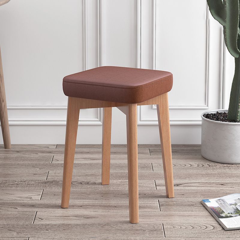 Indoor Cotton Ottoman Tear Resistant with Four Legs Cube Ottoman Square Modern Clearhalo 'furn' 'furn_ottomans_poufs' 'Furniture' 'Living Room Furniture' 'Ottomans & Poufs' 'ottomans_poufs' 1200x1200_e00d0563-d0ef-43ab-807b-32145dd04690