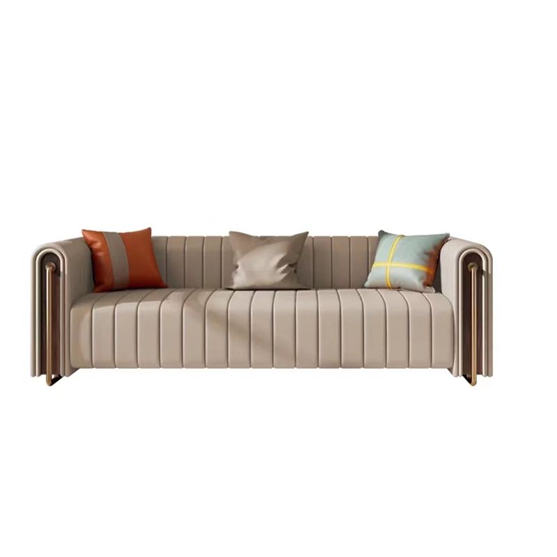 Contemporaneo 28,7 "H Fucice cuscino cucito cucito di divano in smoking per soggiorno per soggiorno