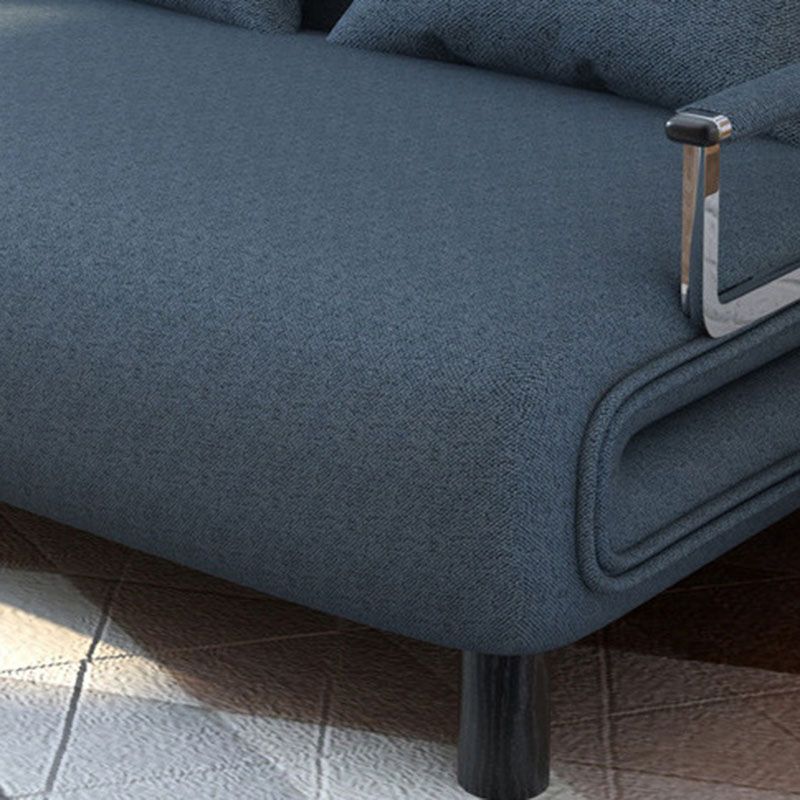 Divano letto in tessuto con retro stretto 23,62 pollici di larghezza per soggiorno