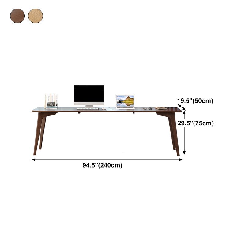 Modern Style Curved Office Desk Solid Wood Writing Desk for Home Clearhalo 'furn' 'furn_office_desk' 'Furniture' 'furniture_office_desk' 'Office Desks' 'Office Furniture' 'office_desk' 1200x1200_e01331ec-1235-400d-b6d3-e367a7e01014