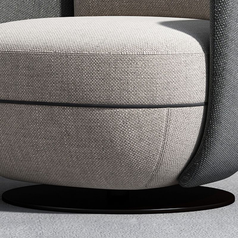 Solid Color Accent Armchair Swivel Living Room Accent Armchair Clearhalo 'Accent Chairs' 'accent_chairs' 'Chairs & Seating' 'furn' 'furn_accent_chairs' 'Furniture' 'Living Room Furniture' 1200x1200_e0135a9b-03fd-4dbb-9817-edf9a59fb677