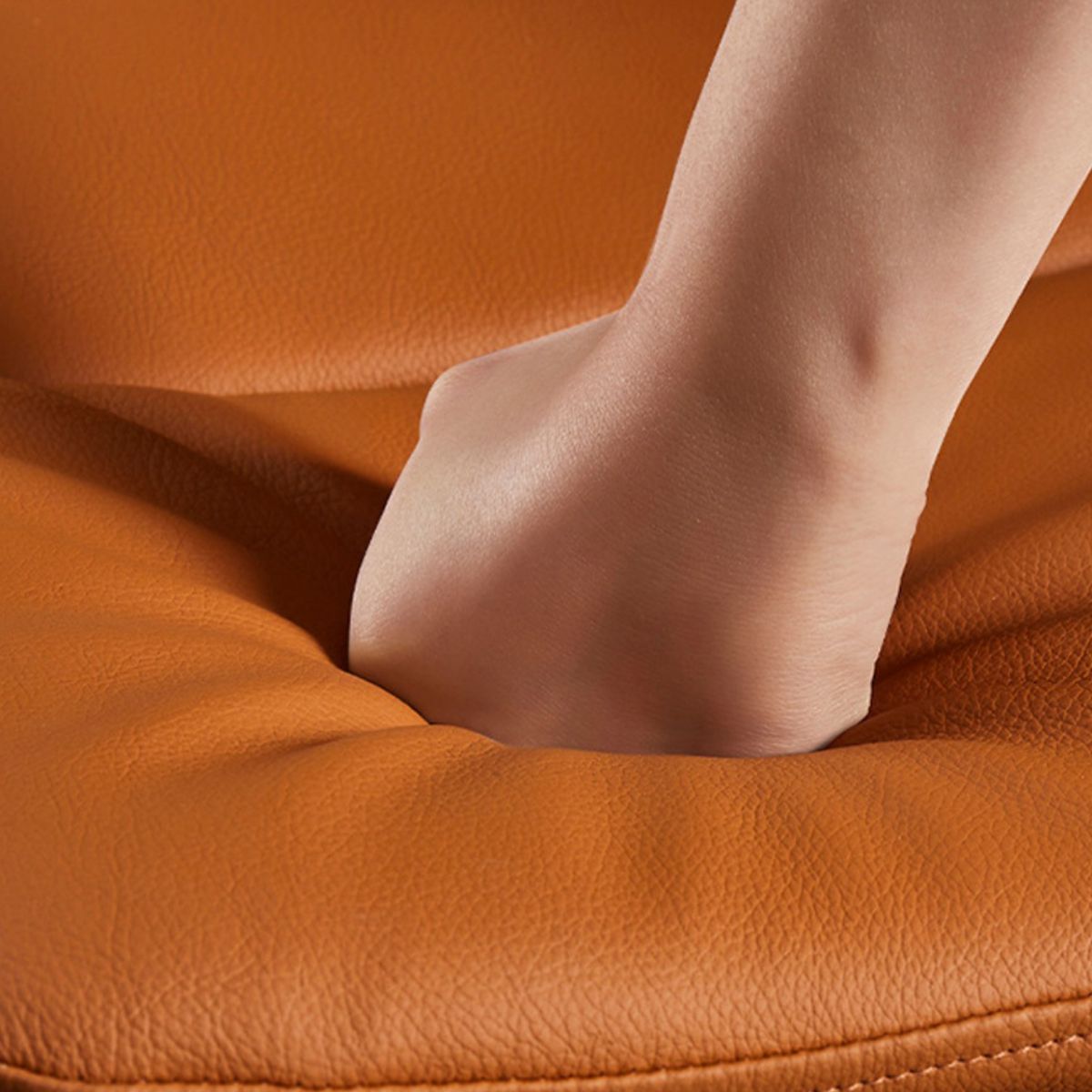 Sillas laterales sin brazo de silla de comedor de estilo contemporáneo con patas de metal