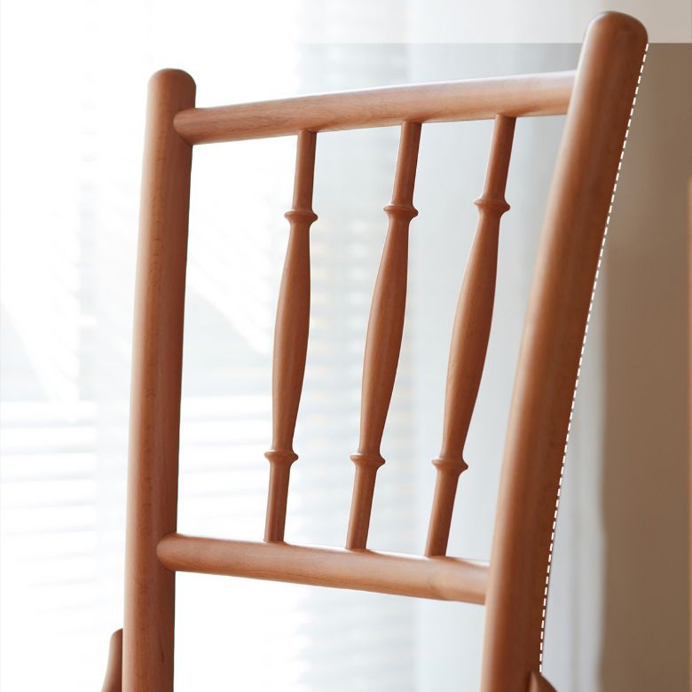Chaise latéral en bois massif piste de restauration arrière pour le salon