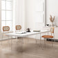 Kitchen Contemporary Dinner Table Stone Rectangle Dining Table Clearhalo 'Dining Tables & Seating' 'Dining Tables' 'dining_table' 'furn' 'furn_dining_table' 'Furniture' 'Kitchen & Dining Furniture' 1200x1200_e01c5980-9ced-4a6b-b94e-2be6189fa2c3