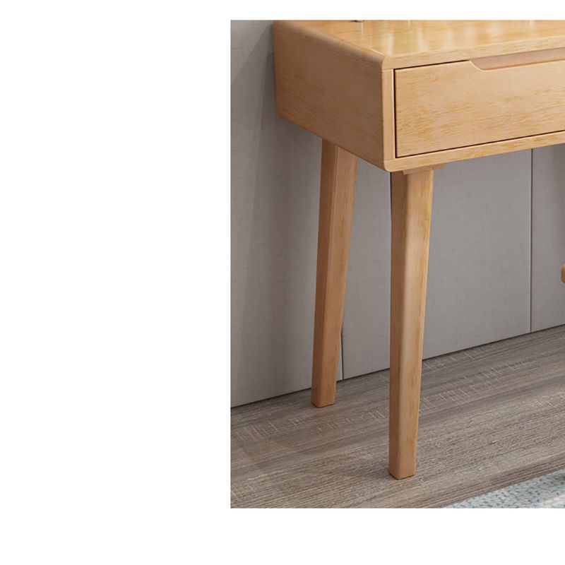 4 laden ijdelheid set 15,74 "brede massief houten make-up ijdelheid met ontlasting