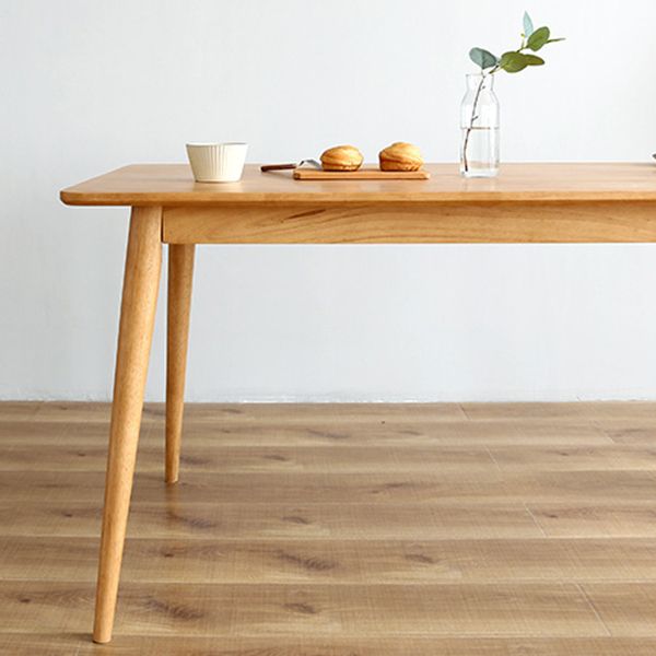 Rectangle Wooden Dining Table Modern Balata Wood Table with 4 Legs for Restaurant Clearhalo ' dining_table' 'Dining Tables & Seating' 'Dining Tables' 'furn' 'furn_dining_table' 'Furniture' 'furniture_dining_table' 'Kitchen & Dining Furniture' 'kitchen&dining_furn' 'kitchen' 'kitchen_dining_table' 1200x1200_e01e57e6-720f-4f01-9bbf-3a2260c7a0e0