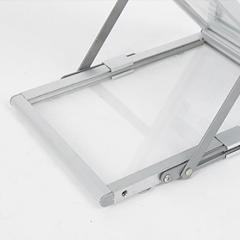 Closed Back Book Shelf Silver and White Bookcase with Shelves