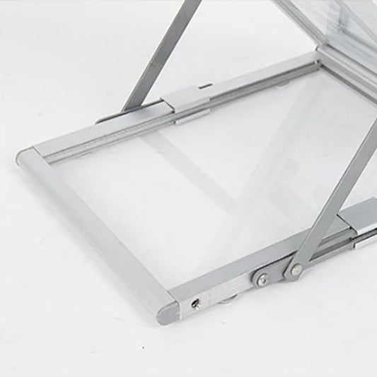 Closed Back Book Shelf Silver and White Bookcase with Shelves