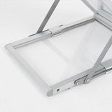 Closed Back Book Shelf Silver and White Bookcase with Shelves