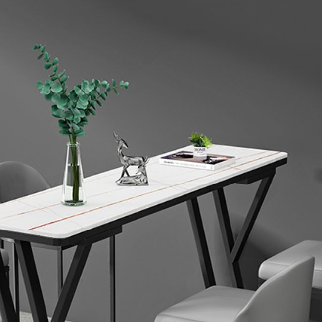 Industrial Stone Pub Table Set 1/2/5 Pieces Rectangle Indoor Bar Pub Table Set Clearhalo 'Bar Furniture' 'furn' 'furn_home_bar_bar_sets' 'Furniture' 'Home Bars & Bar Sets' 'home_bar_bar_sets' 'Kitchen & Dining Furniture' 1200x1200_e020d8fe-9d07-4702-99f6-a27ed8b4b3f9