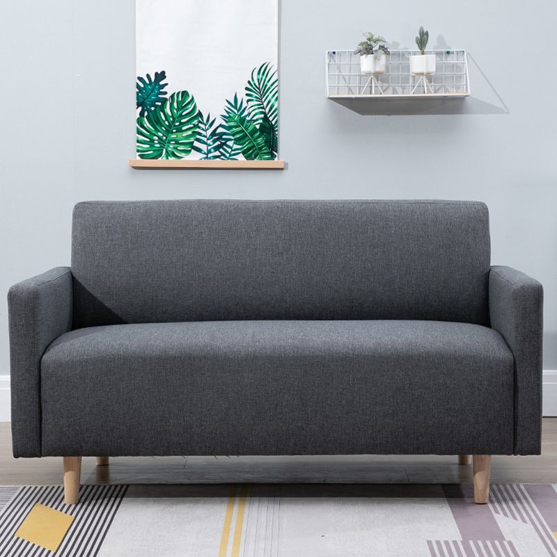 Modernistische Standardsofa -Kissen Quadratarm 2 Sitzer Wohnzimmer Sofa