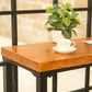 Industrial Solid Wood Bar Table Rectangle Dining Table for Kitchen Living Room Clearhalo 'Bar Furniture' 'Bar Tables' 'bar_tables' 'furn' 'furn_bar_tables' 'Furniture' 'Kitchen & Dining Furniture' 1200x1200_e024683d-a8a5-4dd9-9c9d-274cad07a360