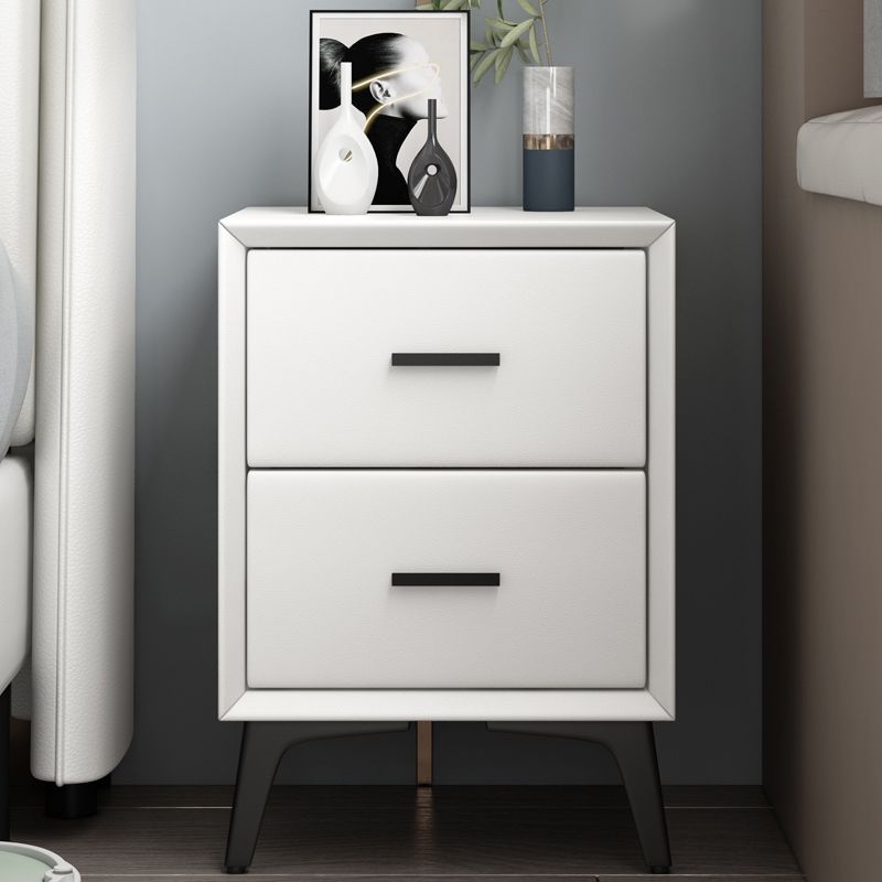 Modern Slate Top Night Table Bedroom 2 Drawers Night Stand with Legs Clearhalo 'Bedroom Furniture' 'furn' 'furn_night_stand' 'Furniture' 'night_stand' 'Nightstands' 1200x1200_e024af81-7e5c-4c02-9336-268a9d916ab9