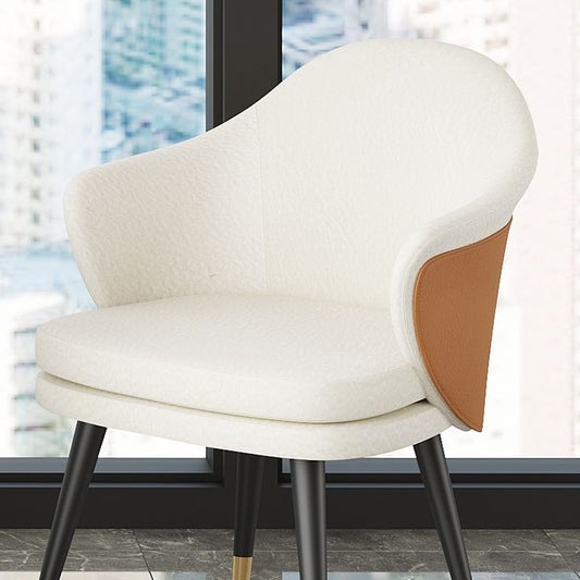 Glam Style Dining Chair Upholstered Dining Armchair for Indoor Clearhalo 'Dining Chairs' 'Dining Tables & Seating' 'dining_chair' 'furn' 'furn_dining_chair' 'Furniture' 'furniture_dining_chair' 'Kitchen & Dining Furniture' 1200x1200_e0253649-a218-4691-81e6-cad7ef3567fd