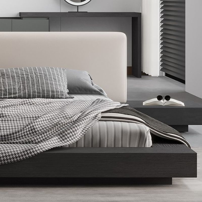 Almacenamiento rectangular de almacenamiento de camas de cama de cama moderno de mediados de siglo de mediados de siglo