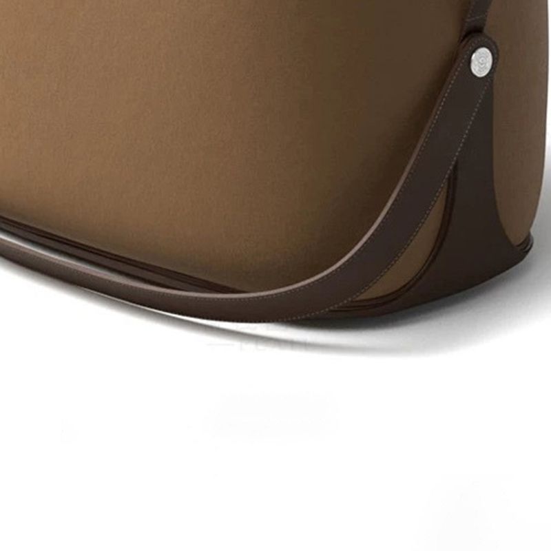 Modern PU Leather Sherpa Pouf Contrast Color especializado para desvanecer el reposapiés otomano resistente