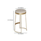 Scandinavian Backless Round BarStools for Home Upholstered Counter Height Stool Clearhalo 'Bar Furniture' 'Bar Stools' 'bar_stools' 'furn' 'furn_bar_stools' 'Furniture' 'furniture_bar_stools' 'Kitchen & Dining Furniture' 1200x1200_e027f027-589c-4761-adff-9c362b9f6f23