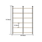 9.84"W Bookshelf Industrial Style Wall Mounted Bookcase for Home and Office
