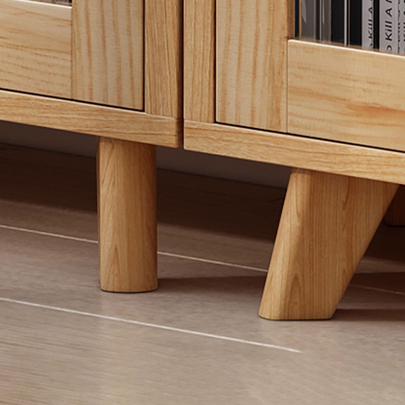 Scandinavian gesloten achterste boekenplank houten boekenkast met planken