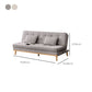 Adjustable Sofa Bed Linen Sofa without Arm in Soid Wood Tufted Sofa