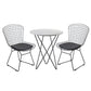 Scandinavian Metal Bedroom Side Chair Cross Back Matte Finish Dining Chair Clearhalo ' kitchen&dining_furn' 'Dining Chairs' 'Dining Tables & Seating' 'dining_chair' 'furn' 'furn_dining_chair' 'Furniture' 'furniture_dining_chair' 'Kitchen & Dining Furniture' 'kitchen' 1200x1200_e032580f-7ab8-4a1c-af38-cb9a8158e9a7