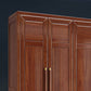 Contemporary Style Wardrobe Armoire Wood Wardrobe Closet with Doors and Drawer