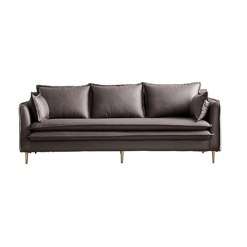 Tuxedo Bran Mélange de coton contemporain / Faux Couber / Velvet Sofa Couch