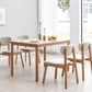 Solid Wood Scandinavian Dining Room Chair Matte Finish Open Back Dining Side Chair Clearhalo ' kitchen&dining_furn' 'Dining Chairs' 'Dining Tables & Seating' 'dining_chair' 'furn' 'furn_dining_chair' 'Furniture' 'furniture_dining_chair' 'Kitchen & Dining Furniture' 'kitchen' 1200x1200_e0353daf-fdd4-4ba4-bed7-9bb1749458d1