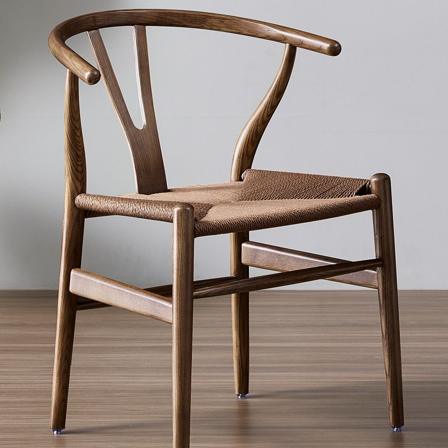 Traditional Style Ash Wood Chair Fork Bone Back Side Dining Room Chair Clearhalo ' kitchen&dining_furn' 'Dining Chairs' 'Dining Tables & Seating' 'dining_chair' 'furn' 'furn_dining_chair' 'Furniture' 'furniture_dining_chair' 'Kitchen & Dining Furniture' 'kitchen' 1200x1200_e03cf150-18b0-4a0e-9a1b-8e39625a0bfa